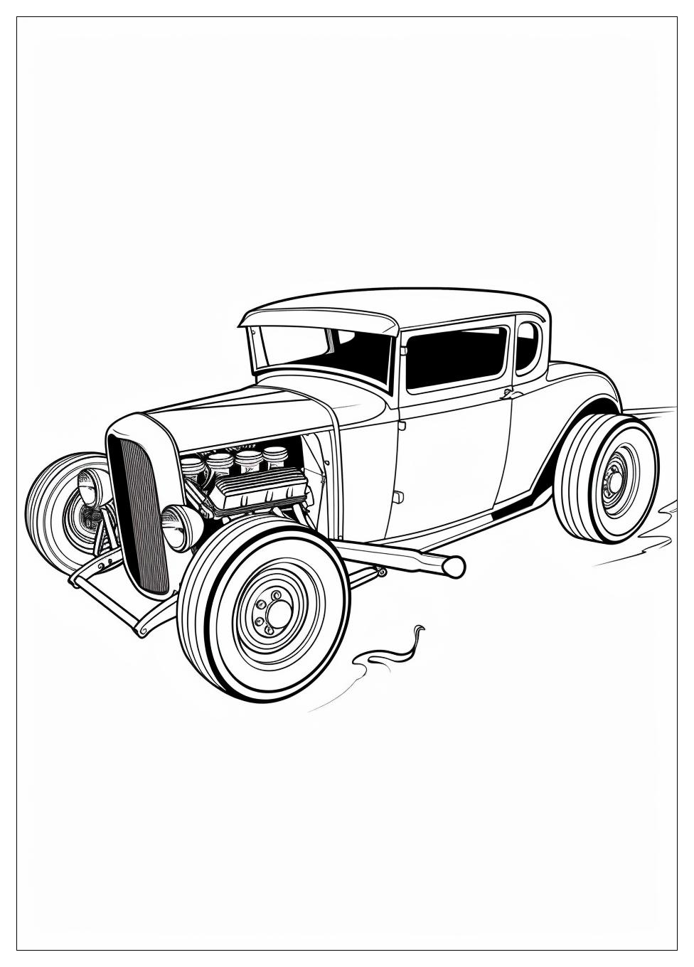 Hot Rod Coloring Pages-5