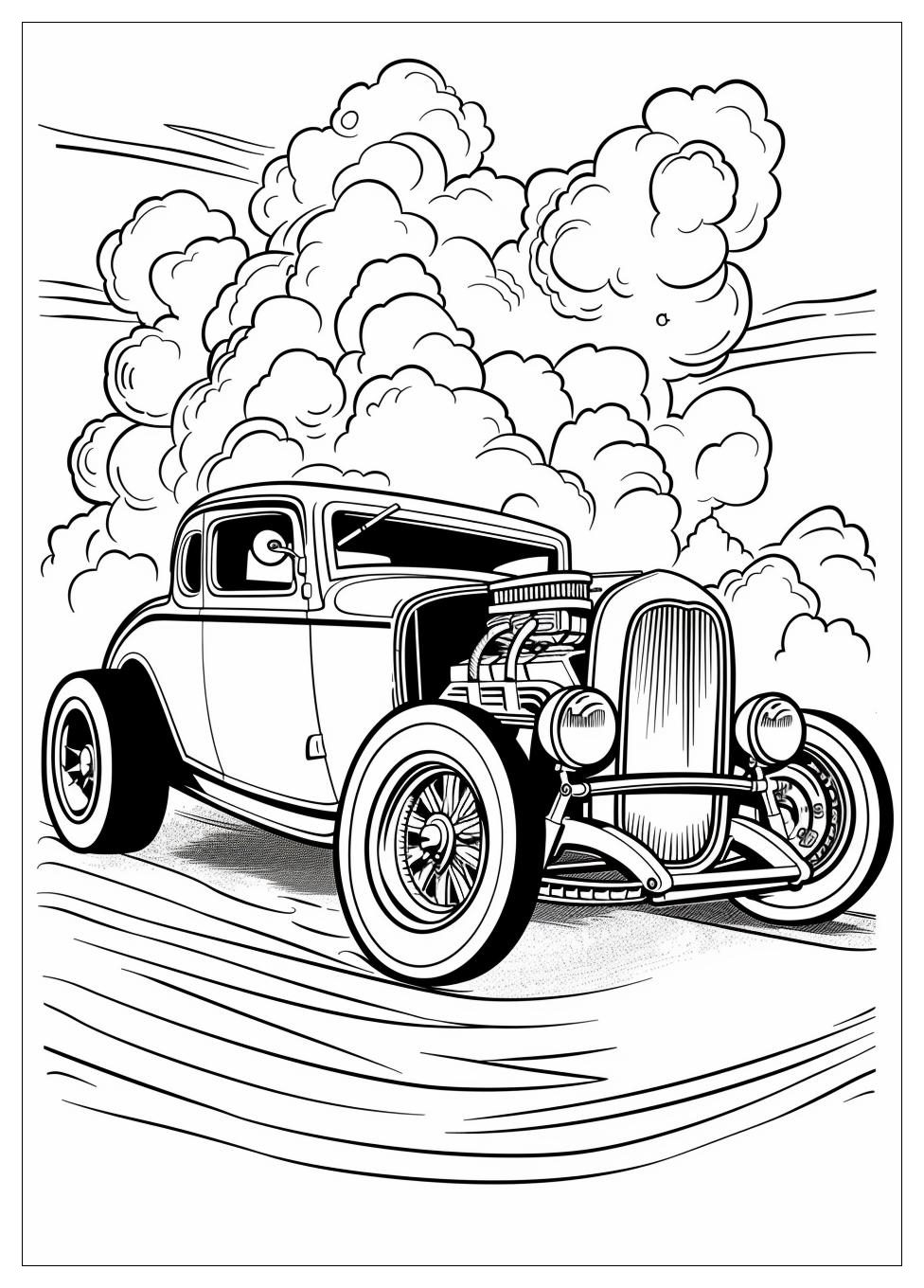 Hot Rod Coloring Pages-9