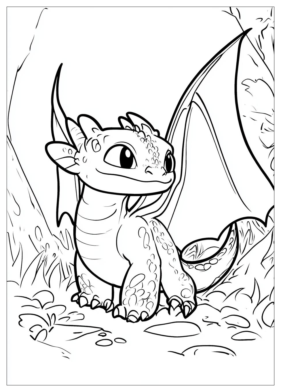 How To Train Your Dragon Coloring Pages-11