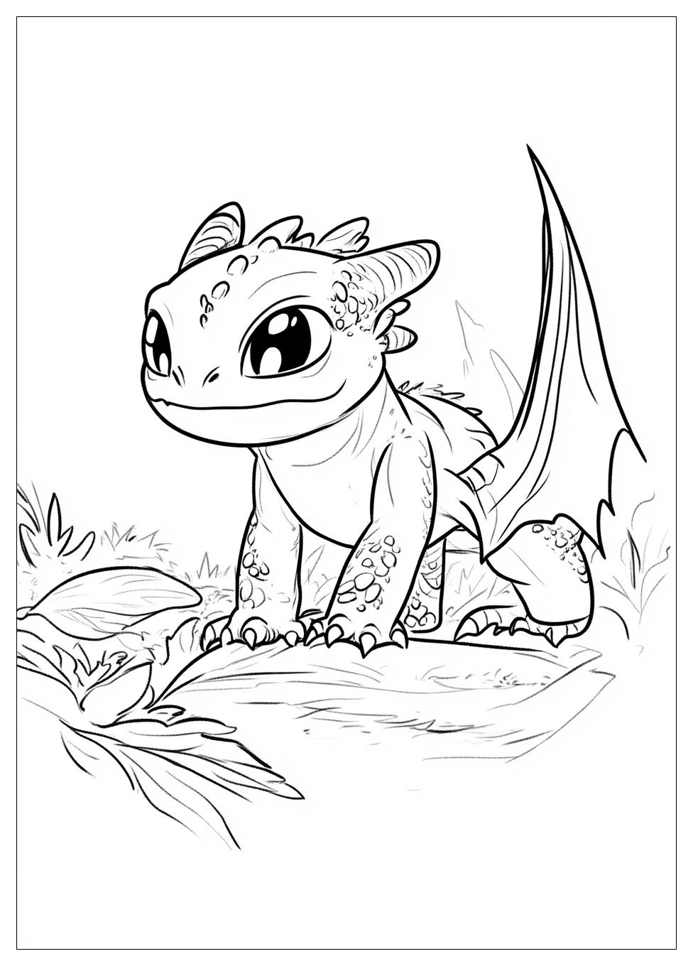 How To Train Your Dragon Coloring Pages-12