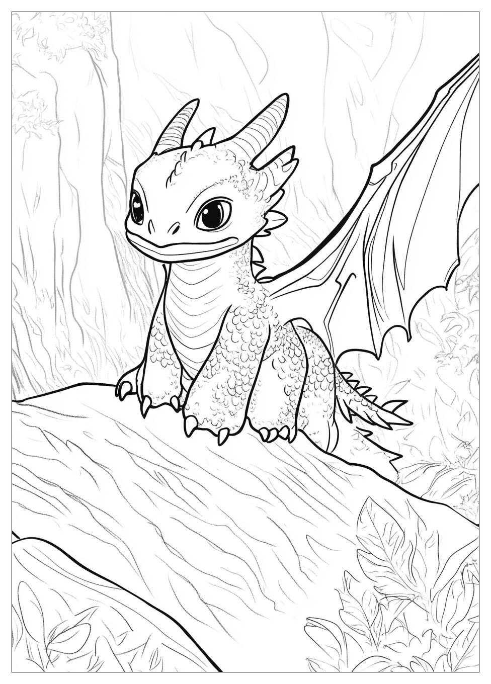 How To Train Your Dragon Coloring Pages-13