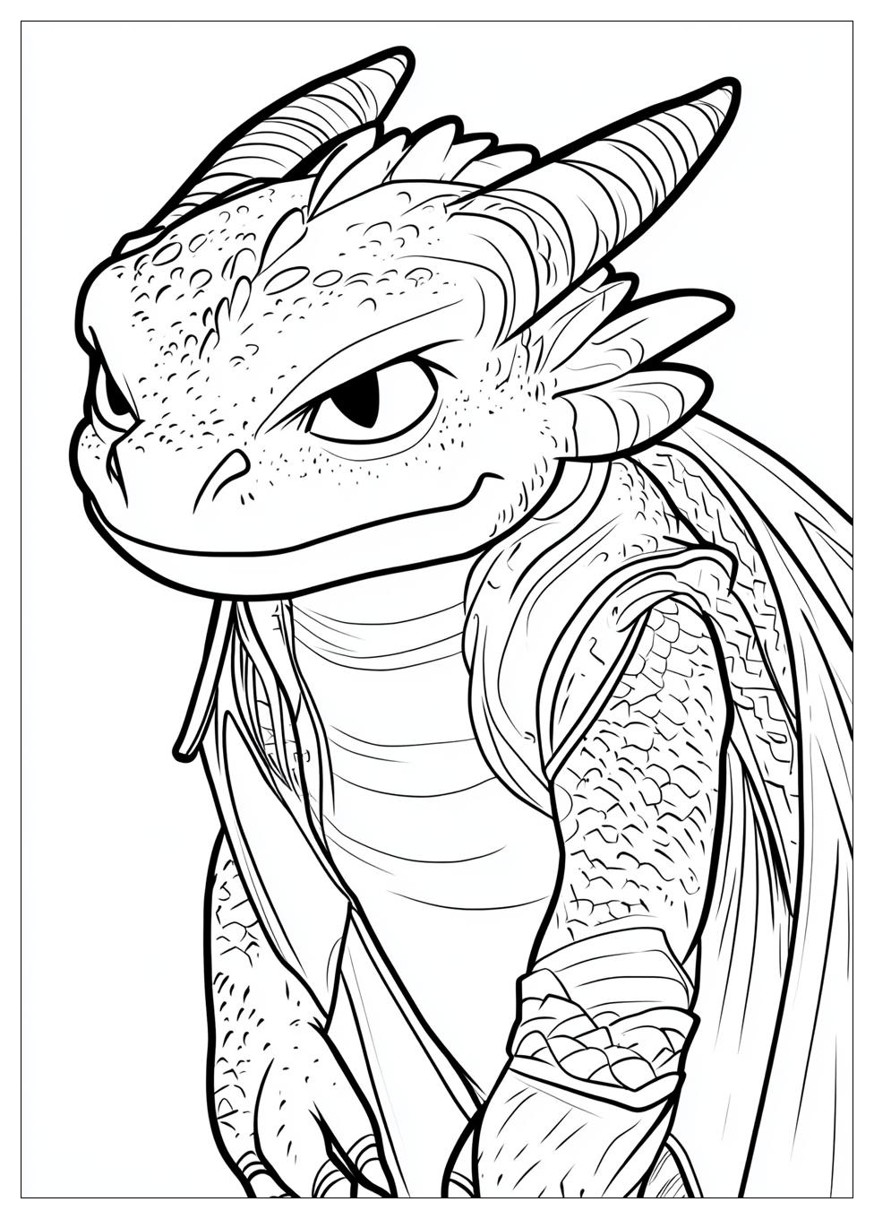 How To Train Your Dragon Coloring Pages-14