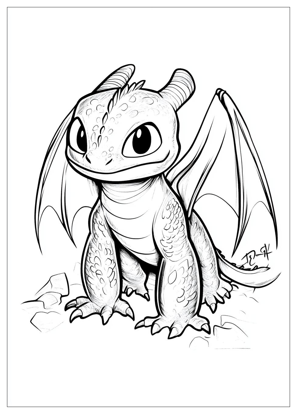 How To Train Your Dragon Coloring Pages-16