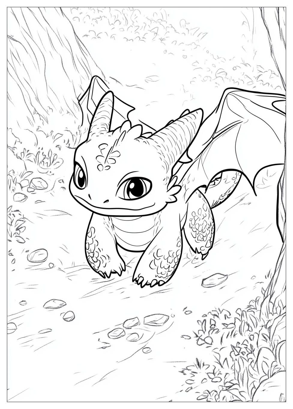 How To Train Your Dragon Coloring Pages-19