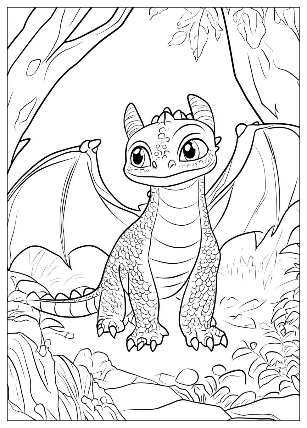 How To Train Your Dragon Coloring Pages-2