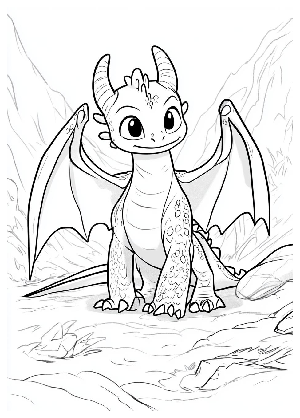How To Train Your Dragon Coloring Pages-20