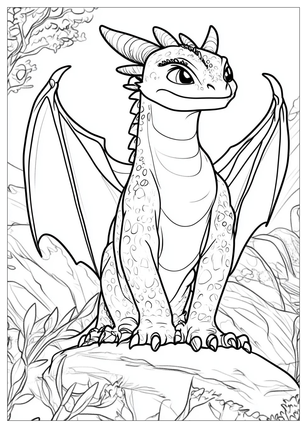 How To Train Your Dragon Coloring Pages-3