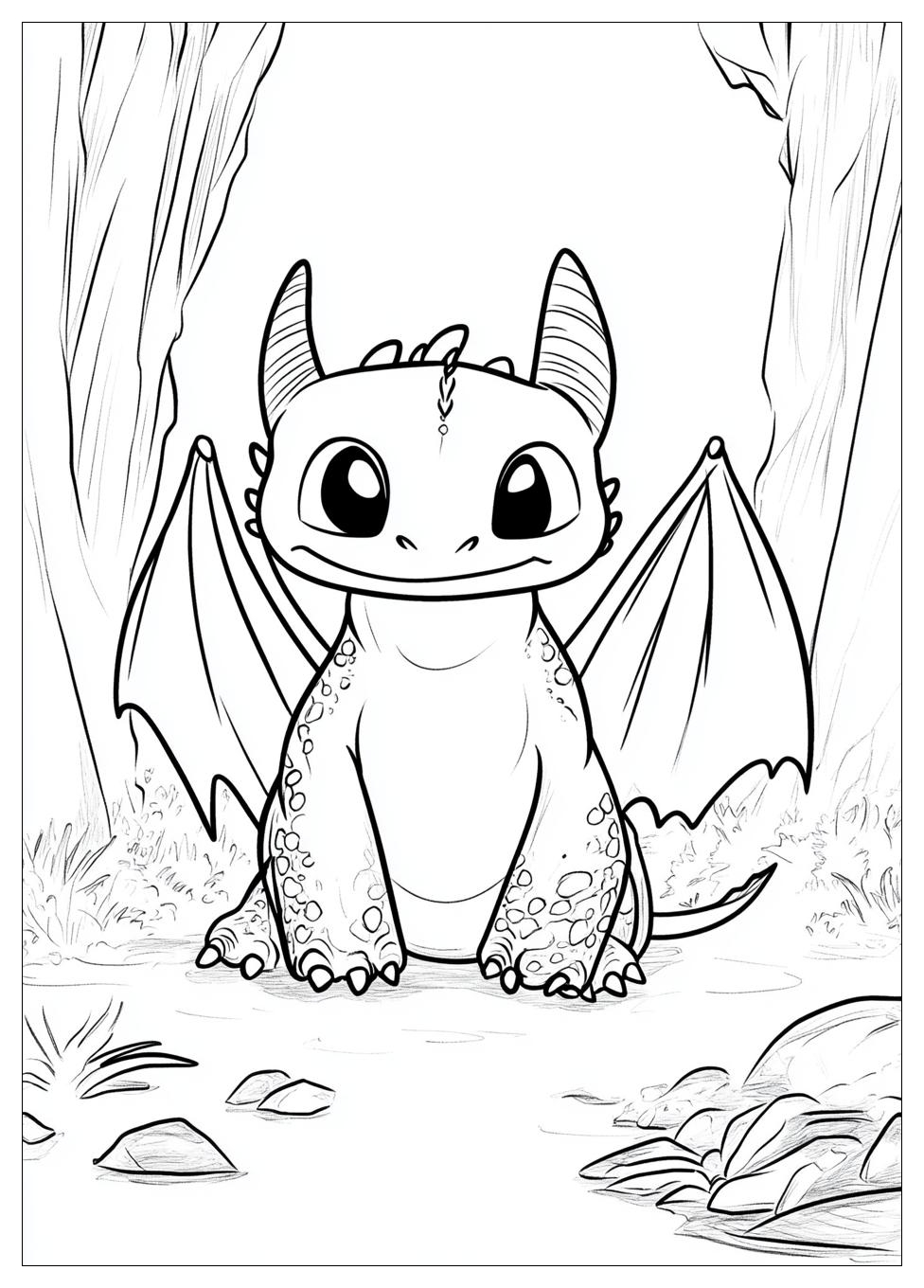 How To Train Your Dragon Coloring Pages-4