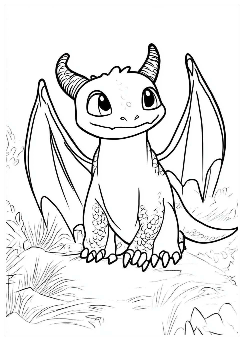 How To Train Your Dragon Coloring Pages-5
