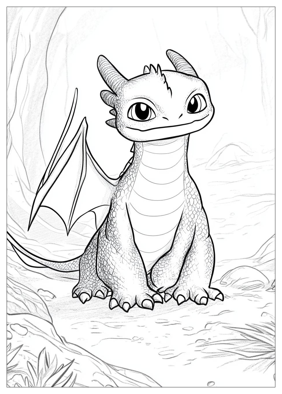 How To Train Your Dragon Coloring Pages-6