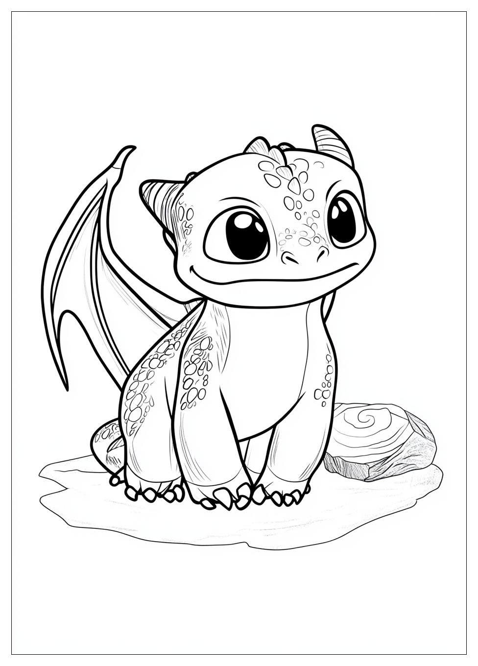 How To Train Your Dragon Coloring Pages-8