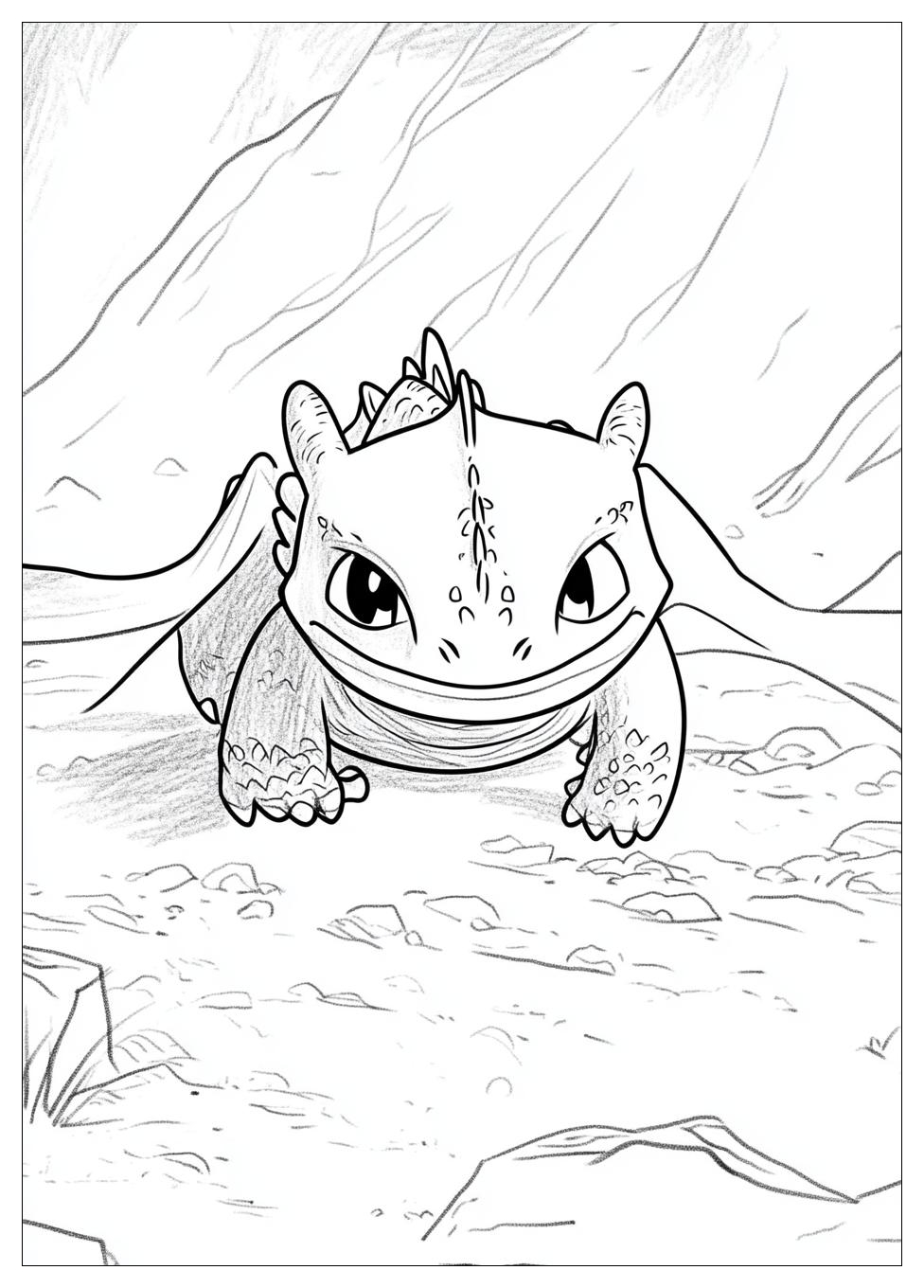 How To Train Your Dragon Coloring Pages-9