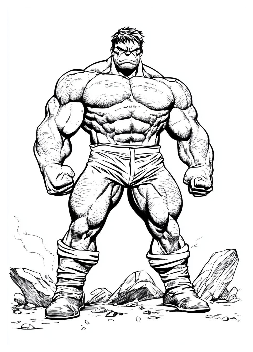 Free Printable Hulk Coloring Pages 1 Hulk Coloring Pages-1