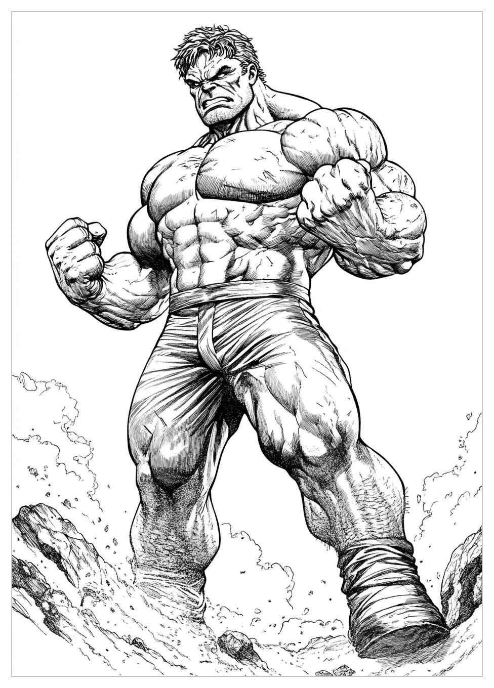 Free Printable Hulk Coloring Pages 15 Hulk Coloring Pages-15
