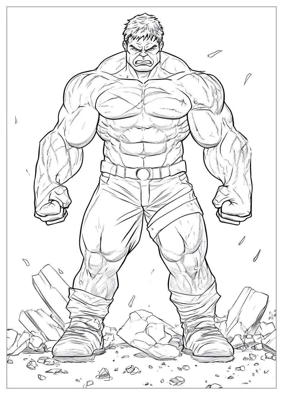 Free Printable Hulk Coloring Pages 18 Hulk Coloring Pages-18