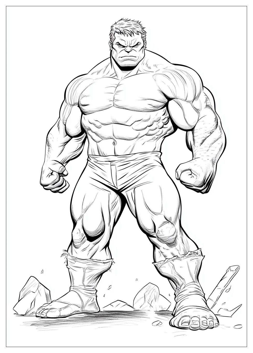 Free Printable Hulk Coloring Pages 2 Hulk Coloring Pages-2