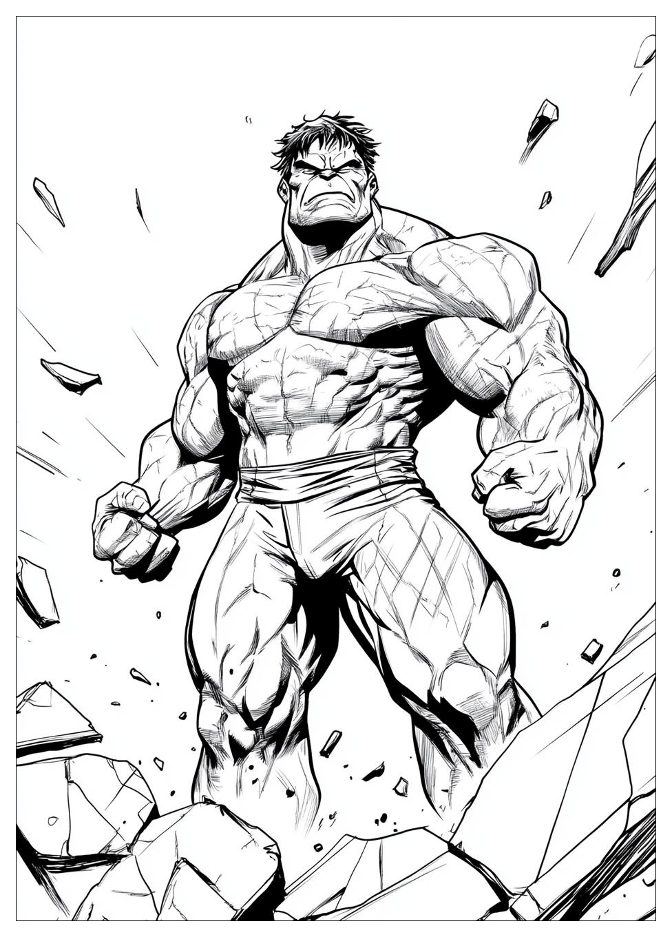 Free Printable Hulk Coloring Pages 20 Hulk Coloring Pages-20
