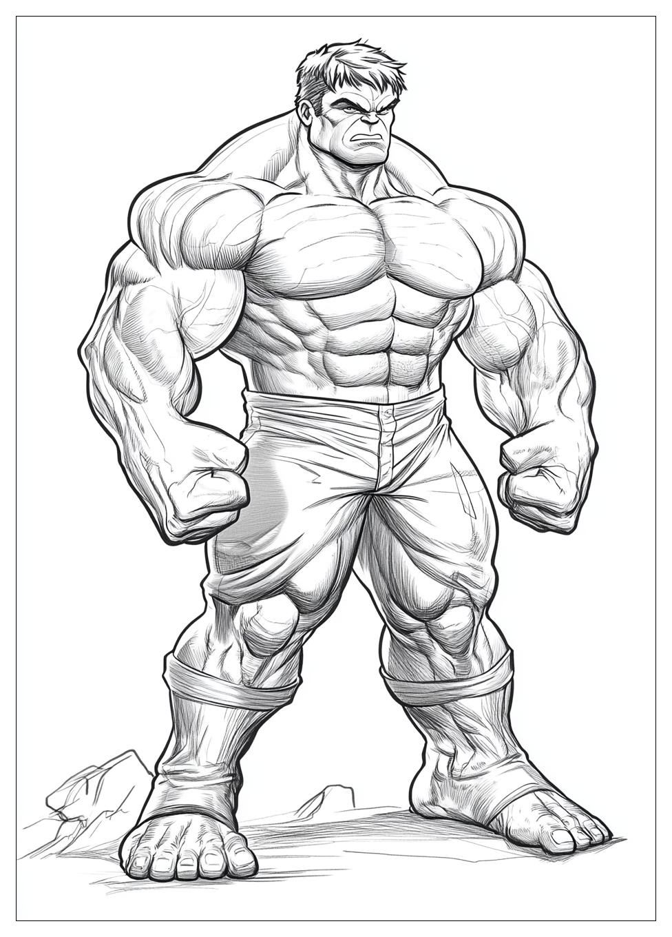 Free Printable Hulk Coloring Pages 4 Hulk Coloring Pages-4