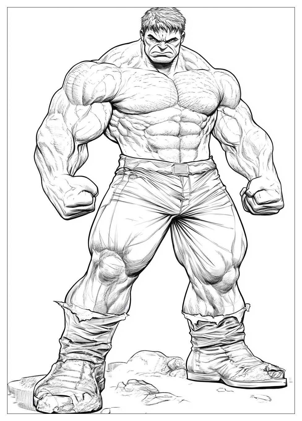 Free Printable Hulk Coloring Pages 5 Hulk Coloring Pages-5