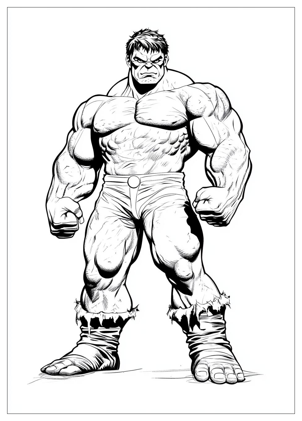 Free Printable Hulk Coloring Pages 6 Hulk Coloring Pages-6