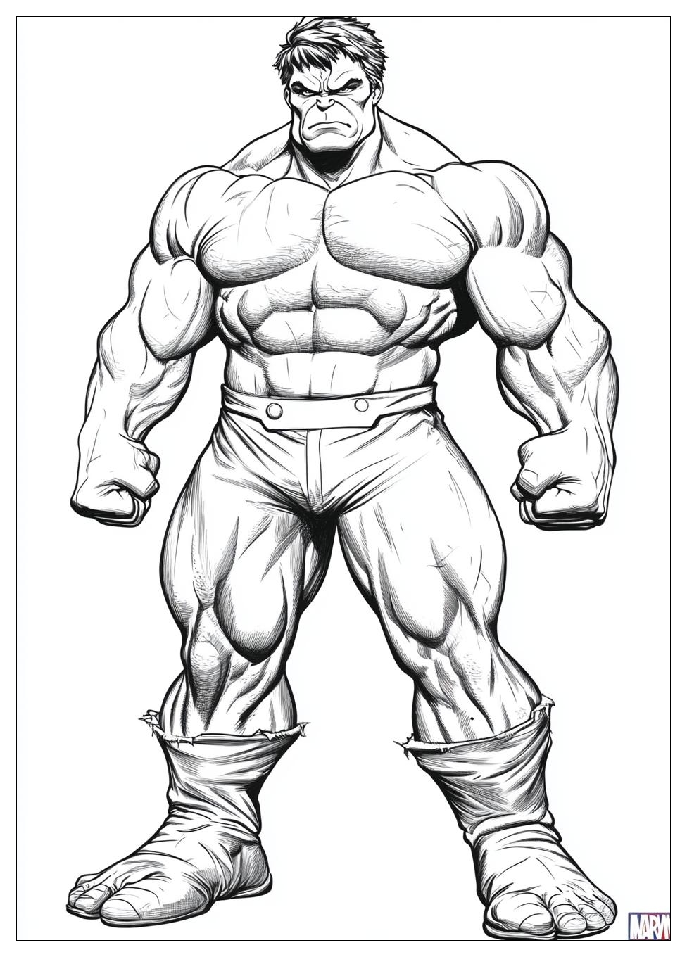 Free Printable Hulk Coloring Pages 7 Hulk Coloring Pages-7