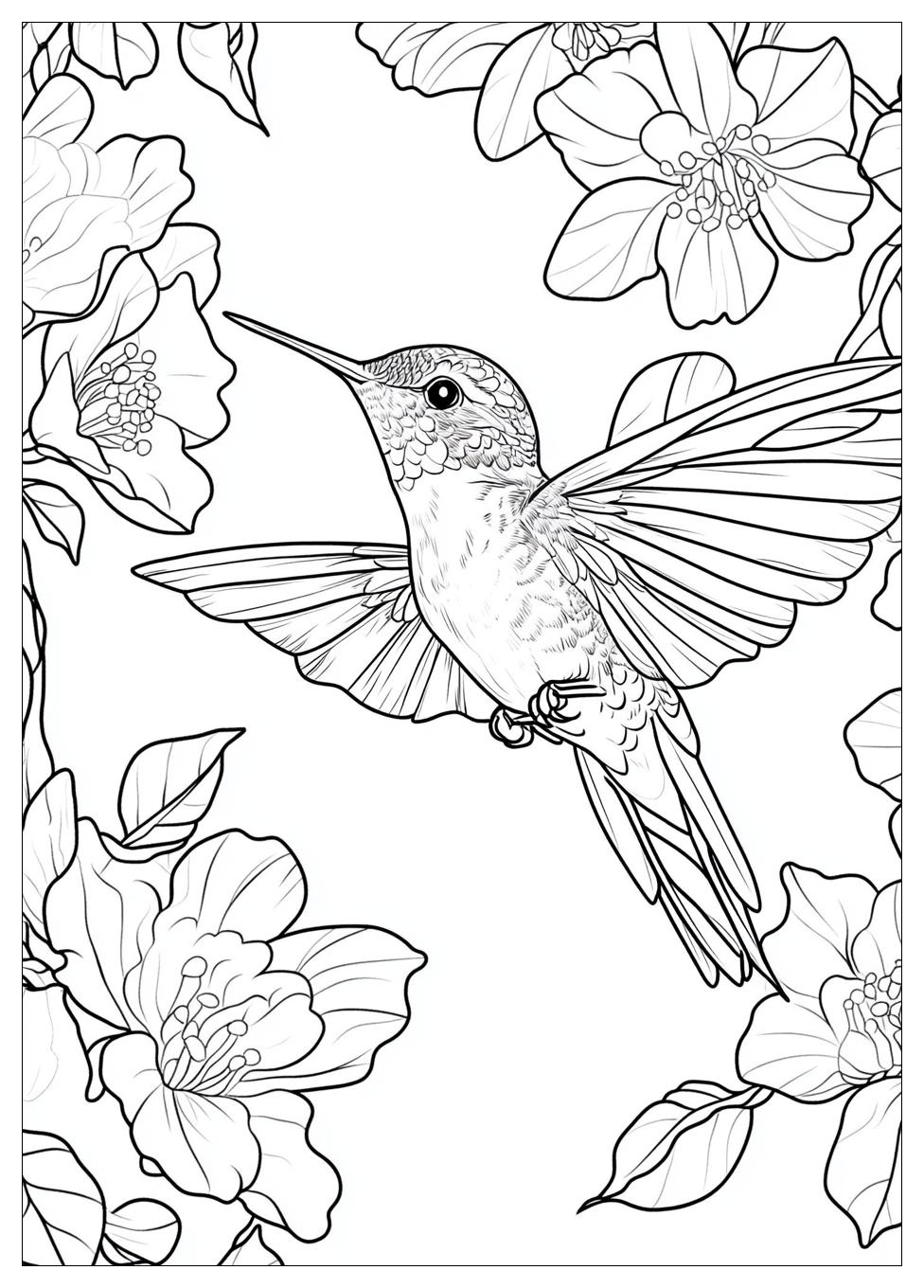 Free Printable Hummingbird Coloring Pages 19 Hummingbird Coloring Pages-19