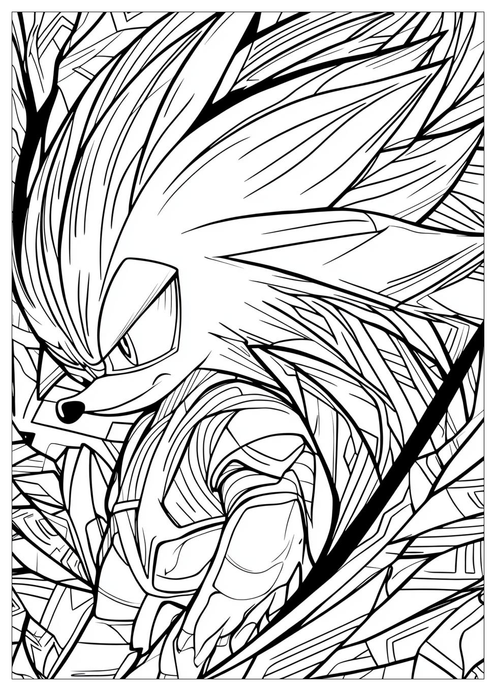 Hyper Sonic Coloring Pages-14
