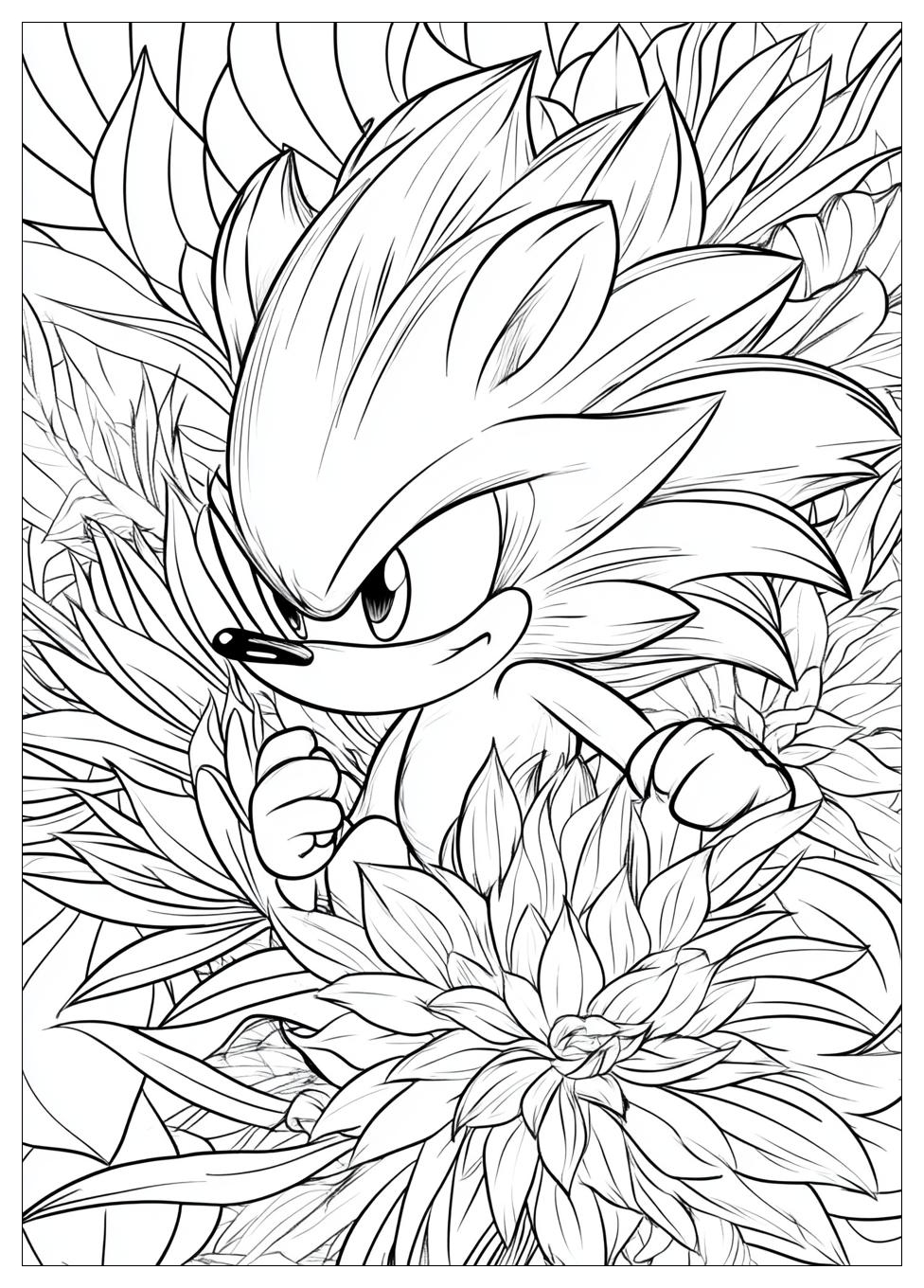 Hyper Sonic Coloring Pages-19