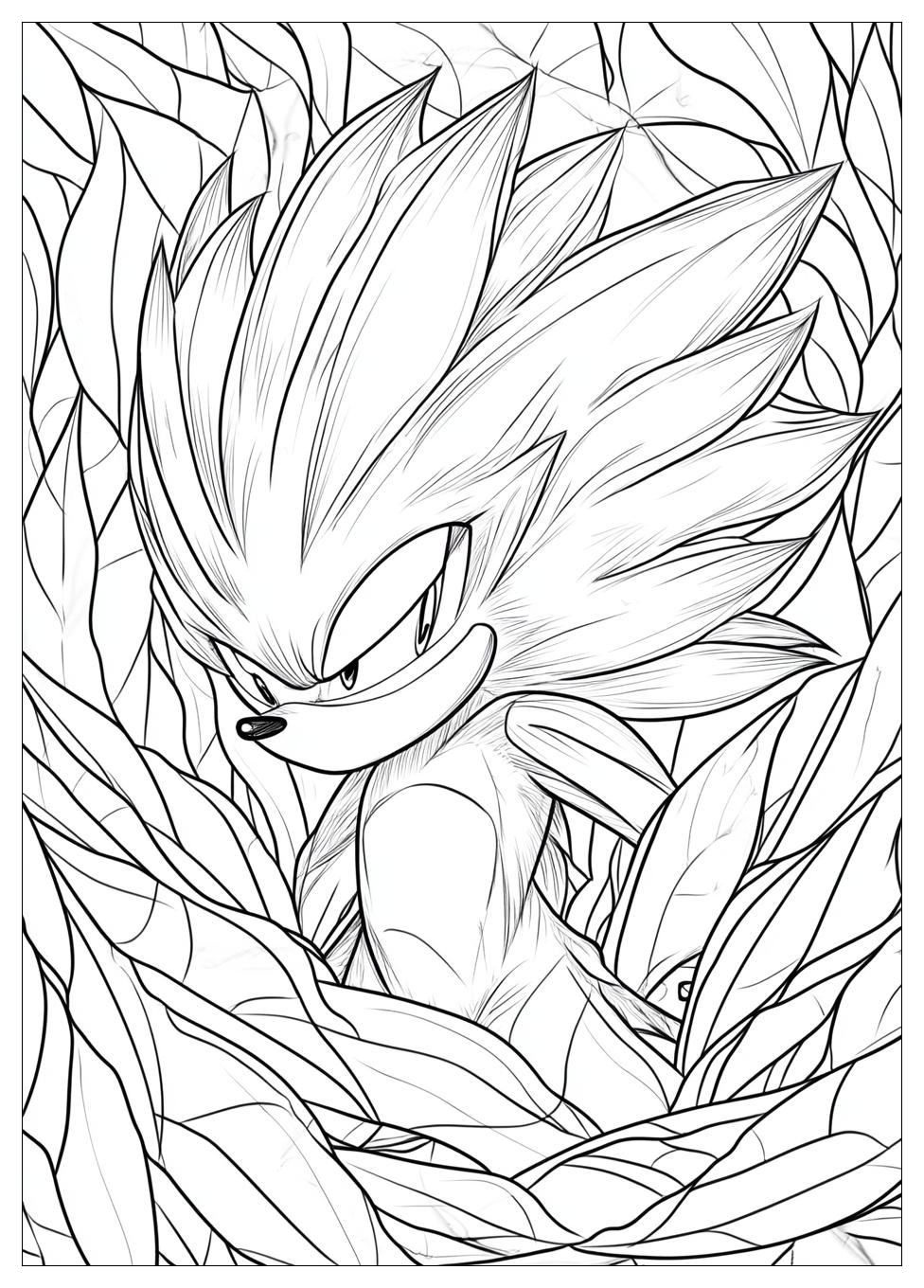 Hyper Sonic Coloring Pages-20