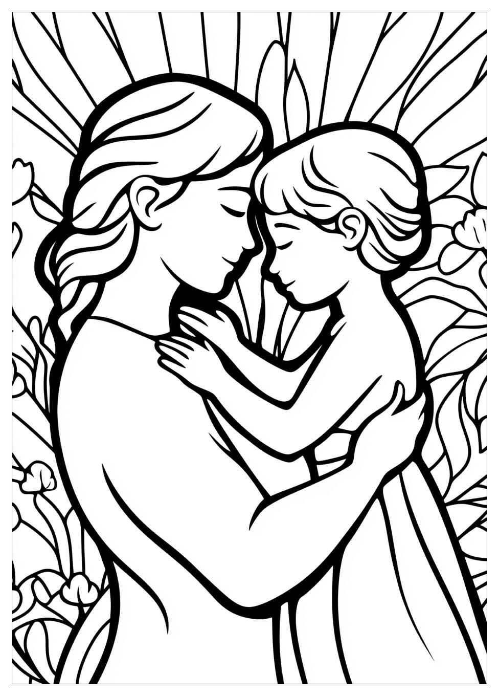 I Love You Mom Coloring Pages-10