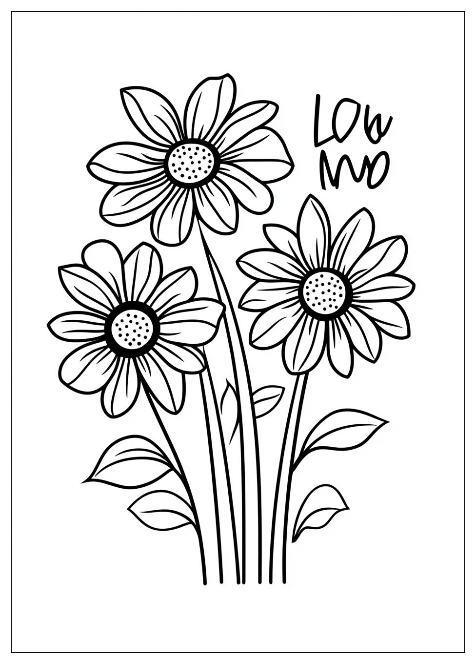 I Love You Mom Coloring Pages-11