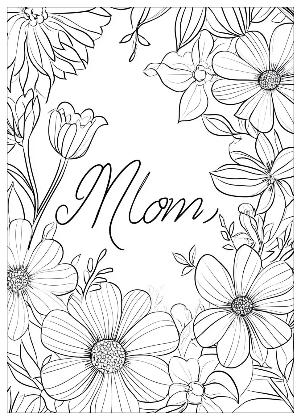 I Love You Mom Coloring Pages-15