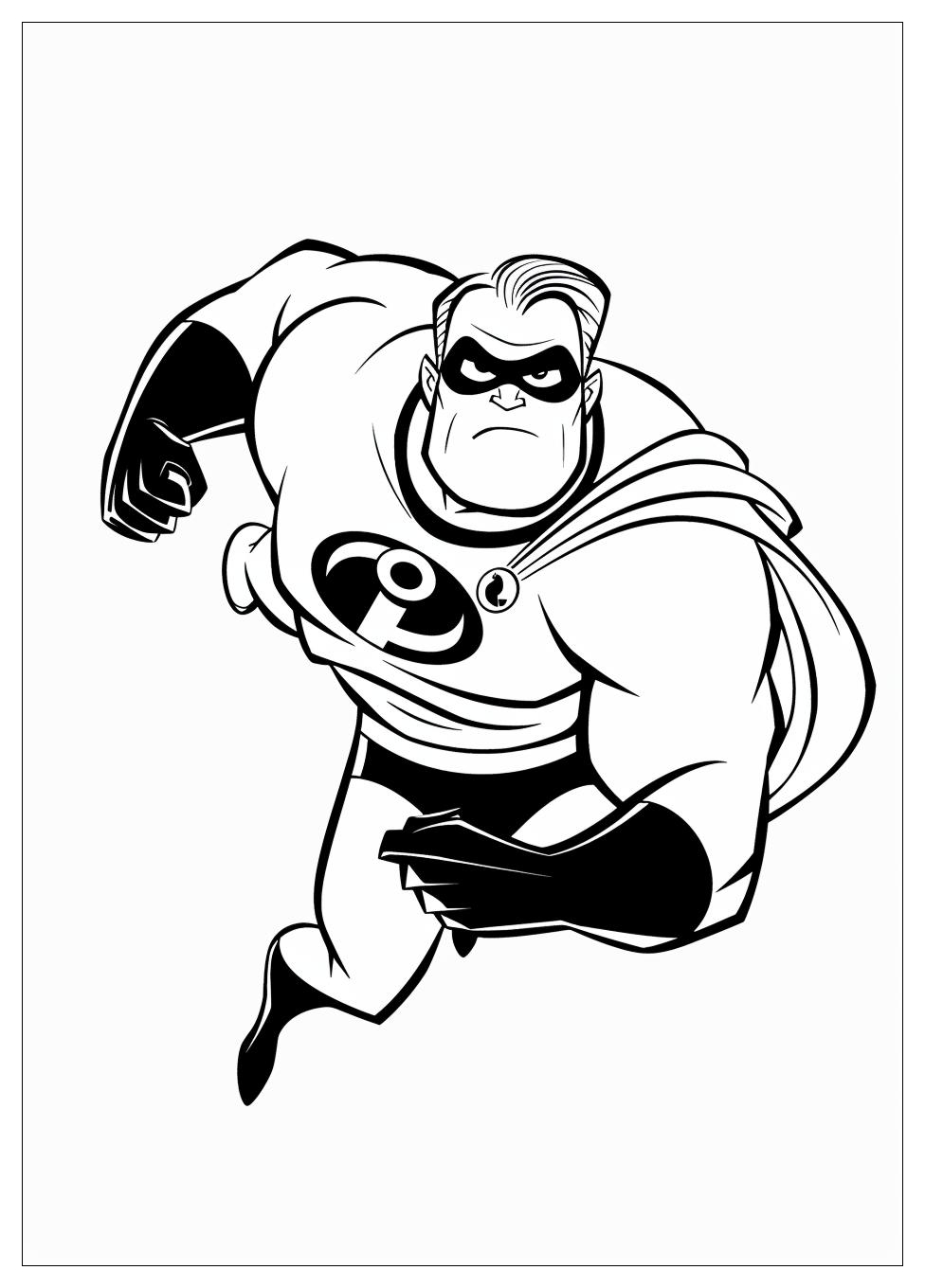 Incredibles Coloring Pages-11