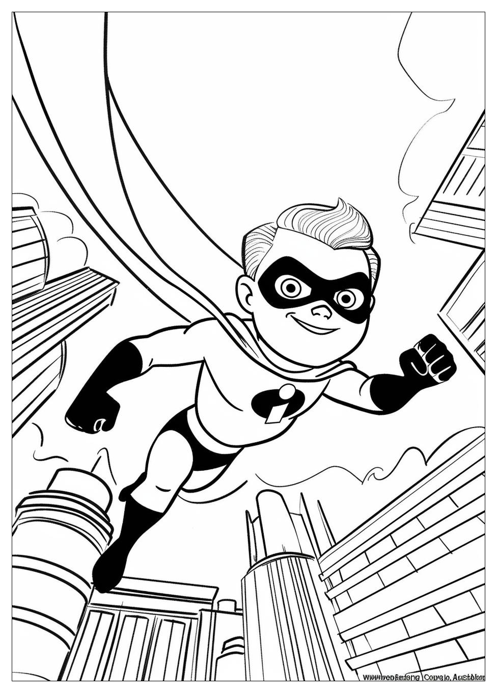 Incredibles Coloring Pages-12