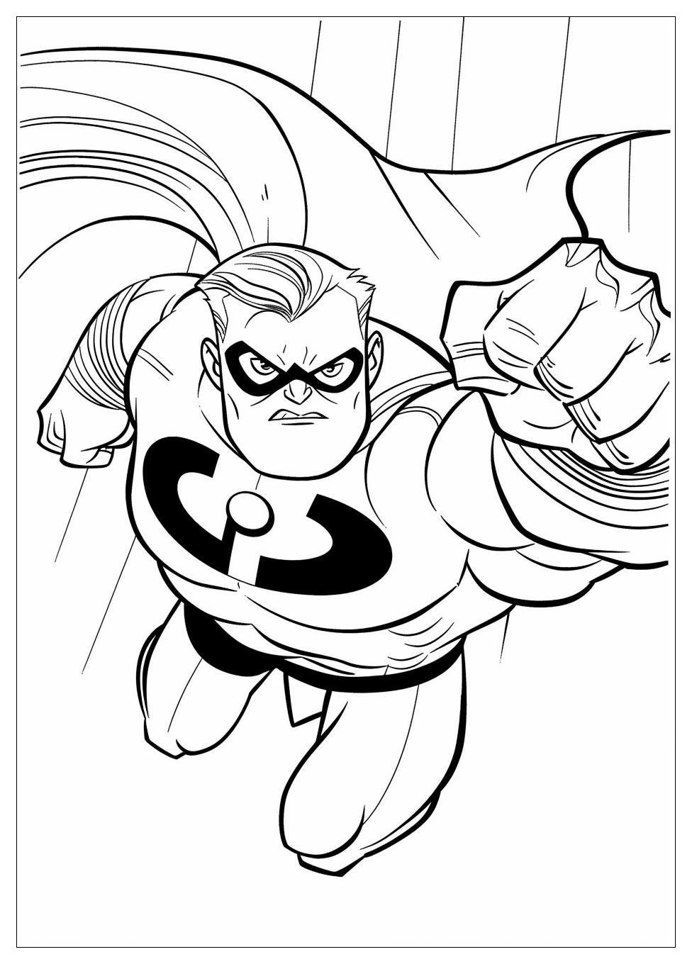 Incredibles Coloring Pages-14