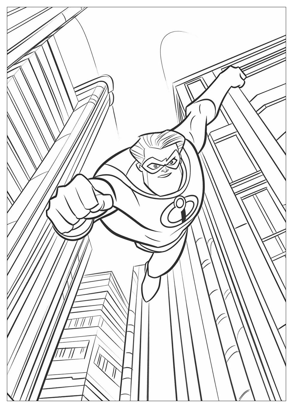 Incredibles Coloring Pages-15