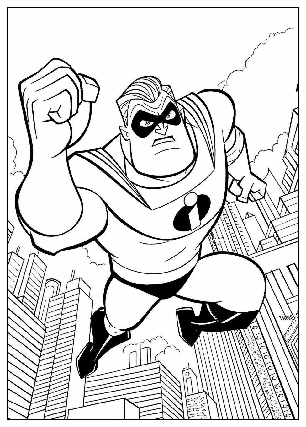 Incredibles Coloring Pages-16