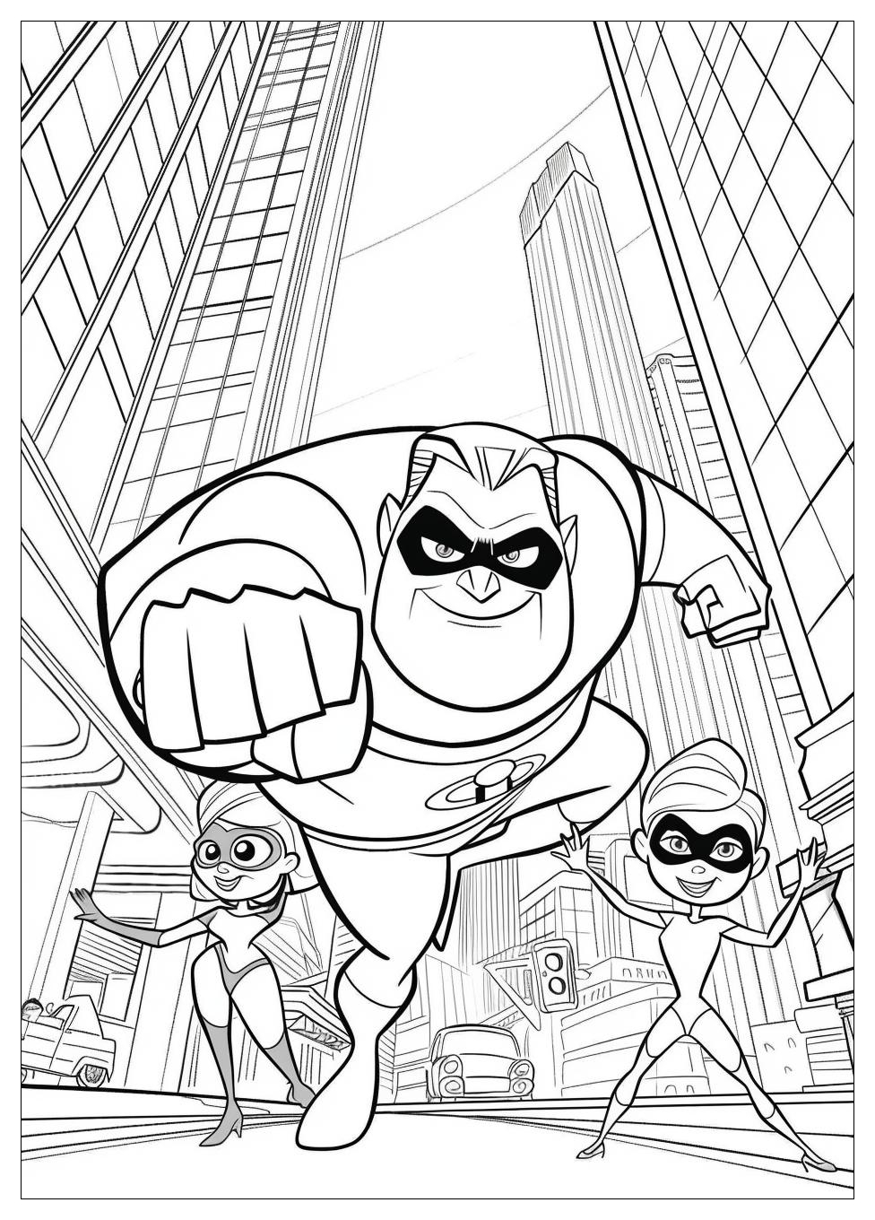 Incredibles Coloring Pages-18