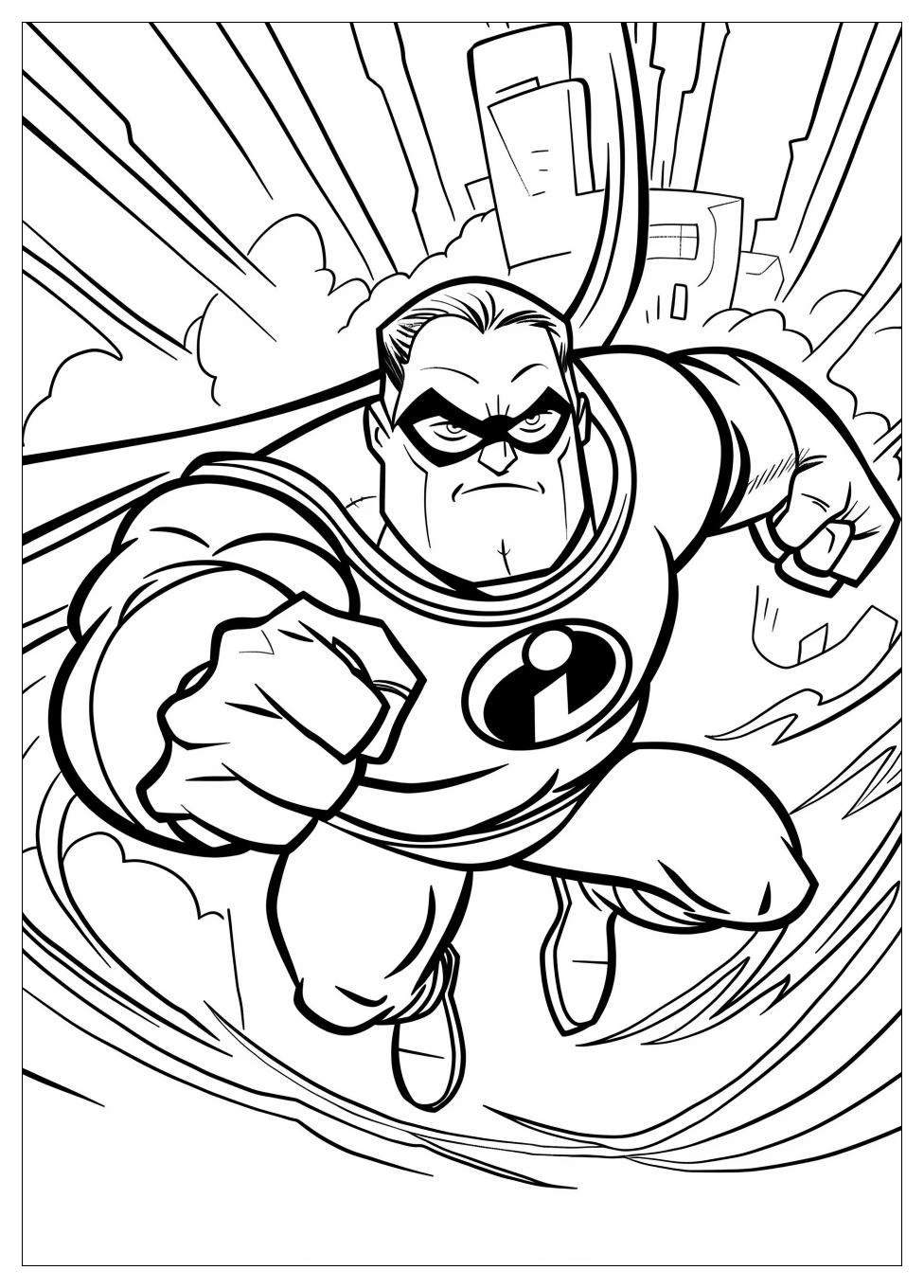 Incredibles Coloring Pages-19