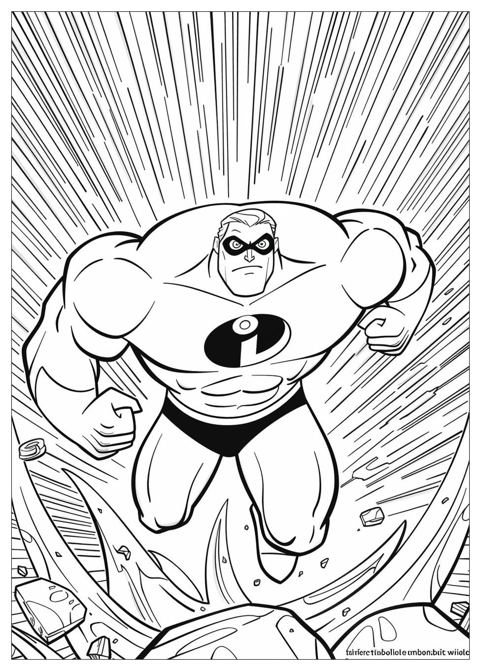 Incredibles Coloring Pages-20