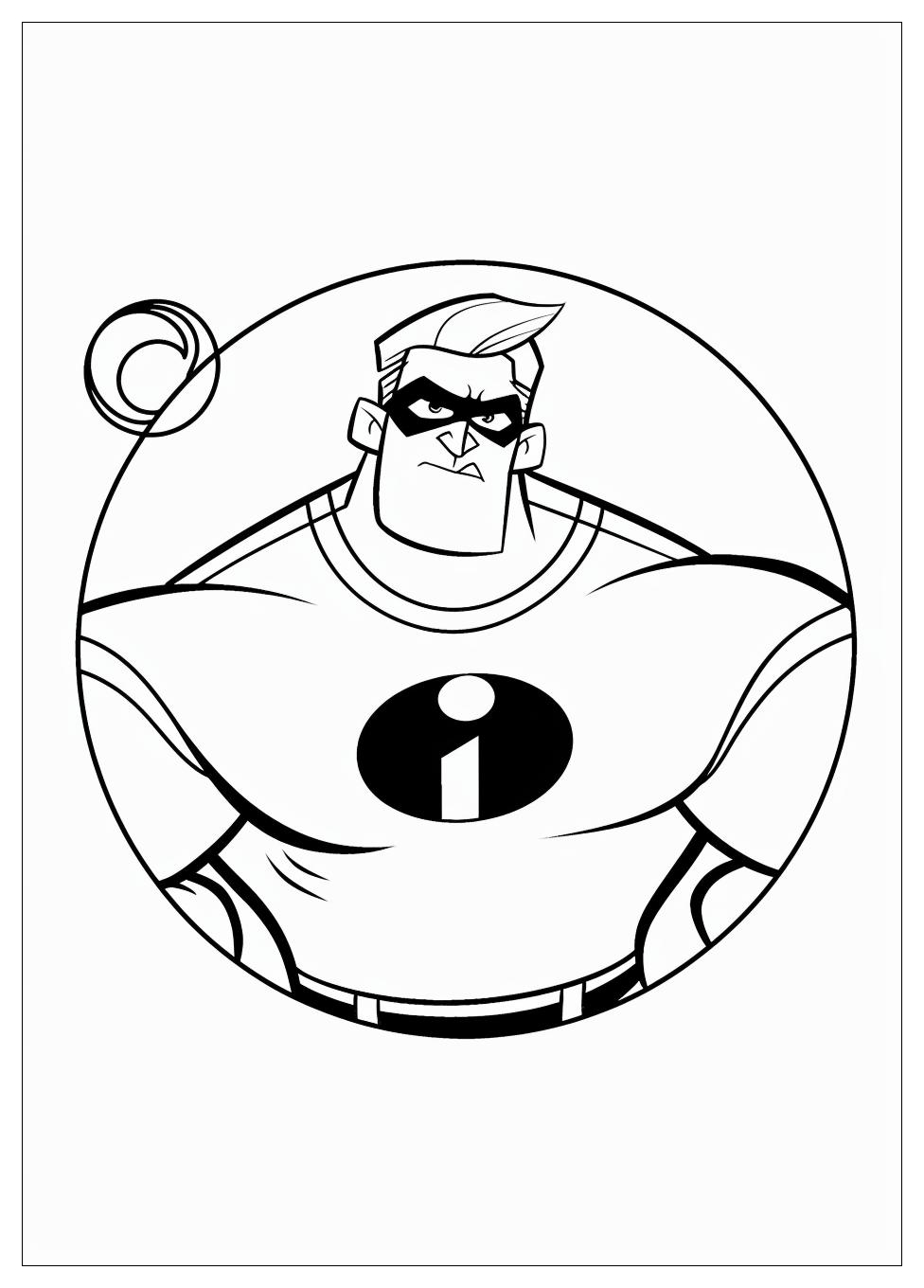 Incredibles Coloring Pages-3