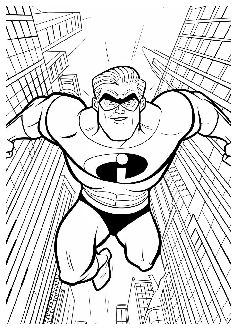 Incredibles Coloring Pages-7