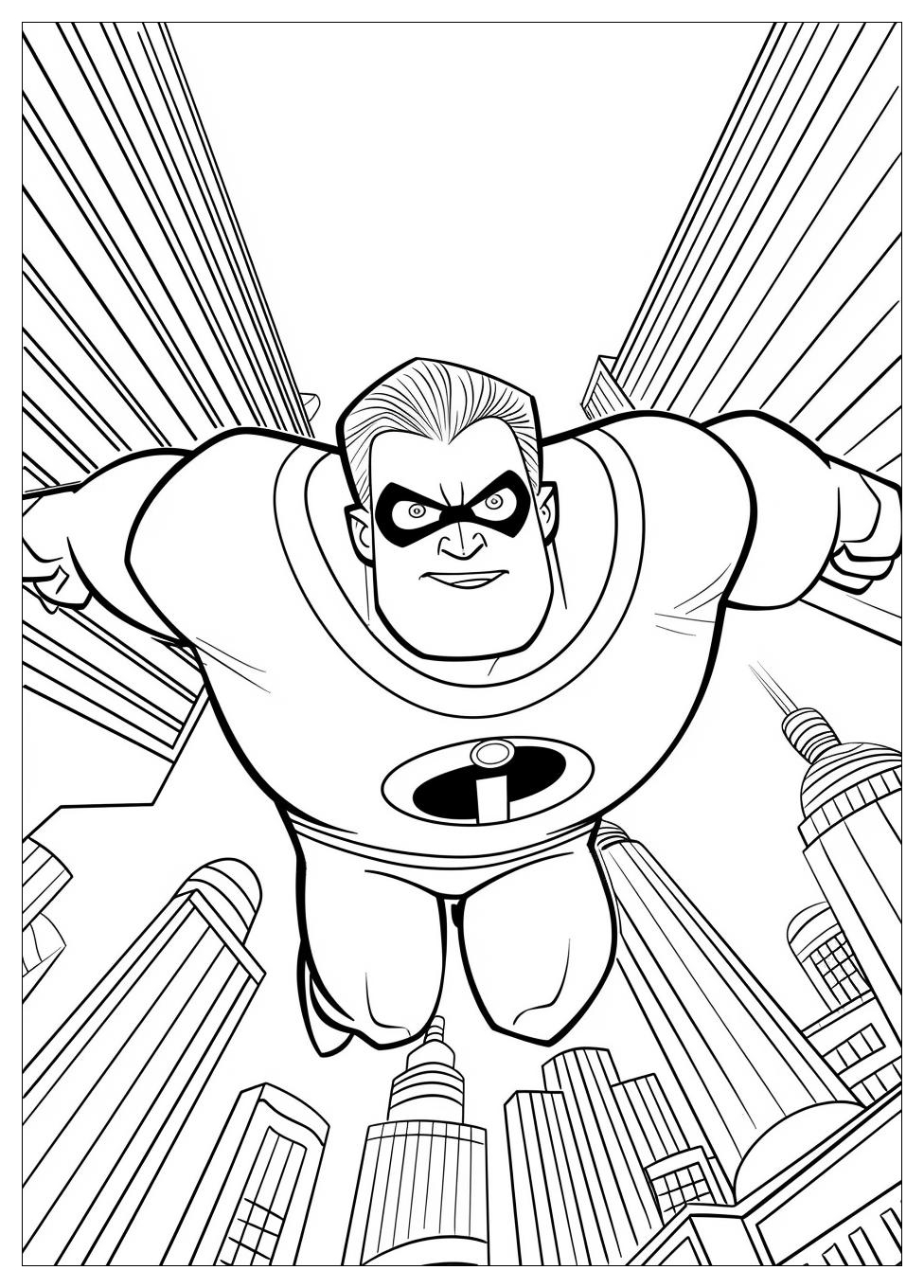 Incredibles Coloring Pages-8