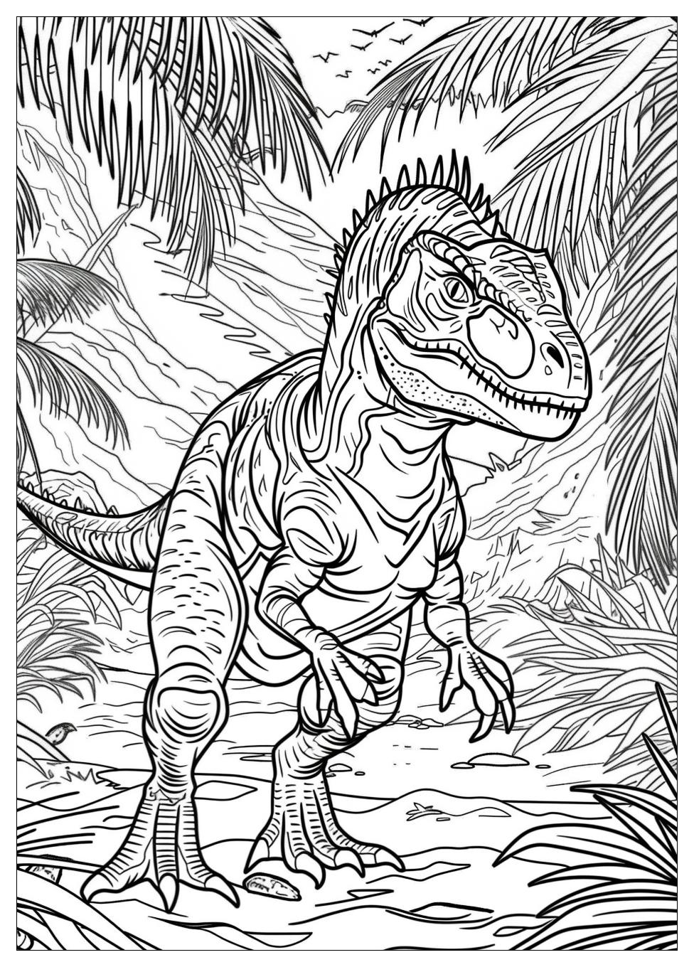 Indominus Rex Coloring Pages-11