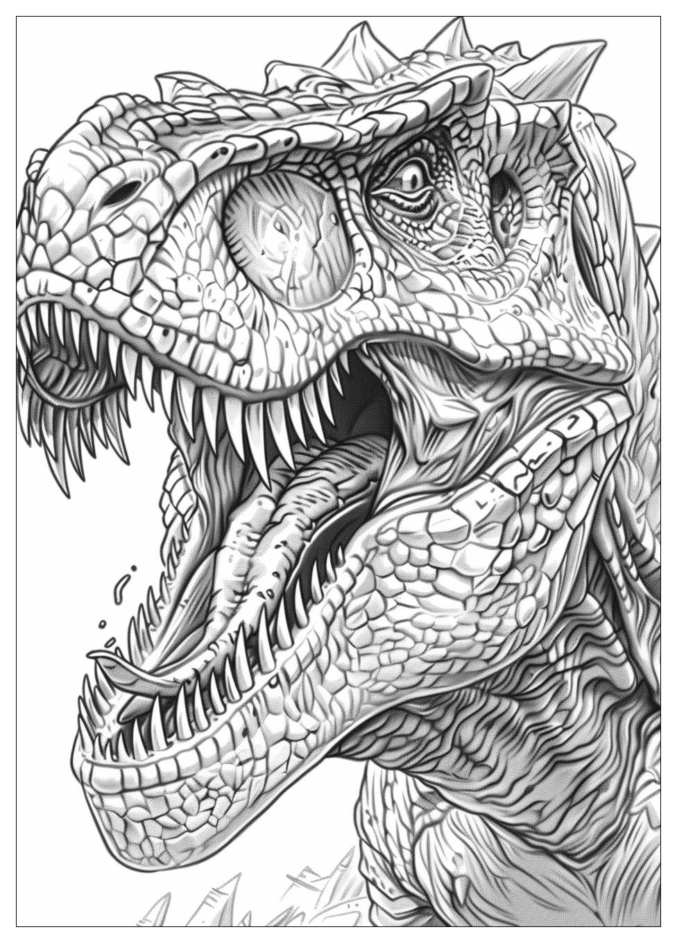 Indominus Rex Coloring Pages-13