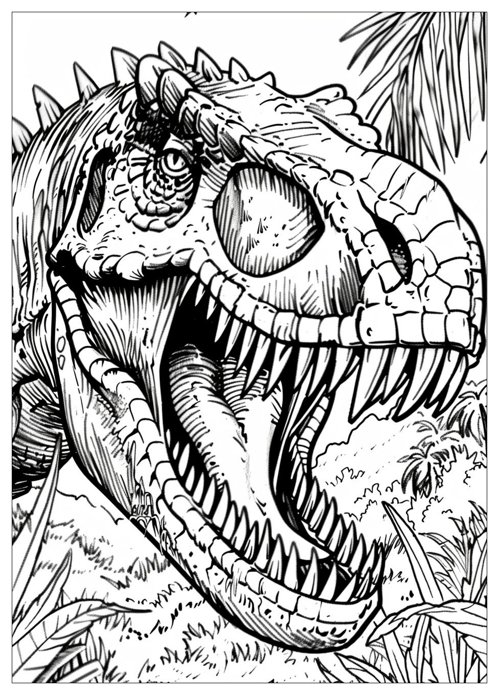 Indominus Rex Coloring Pages-14