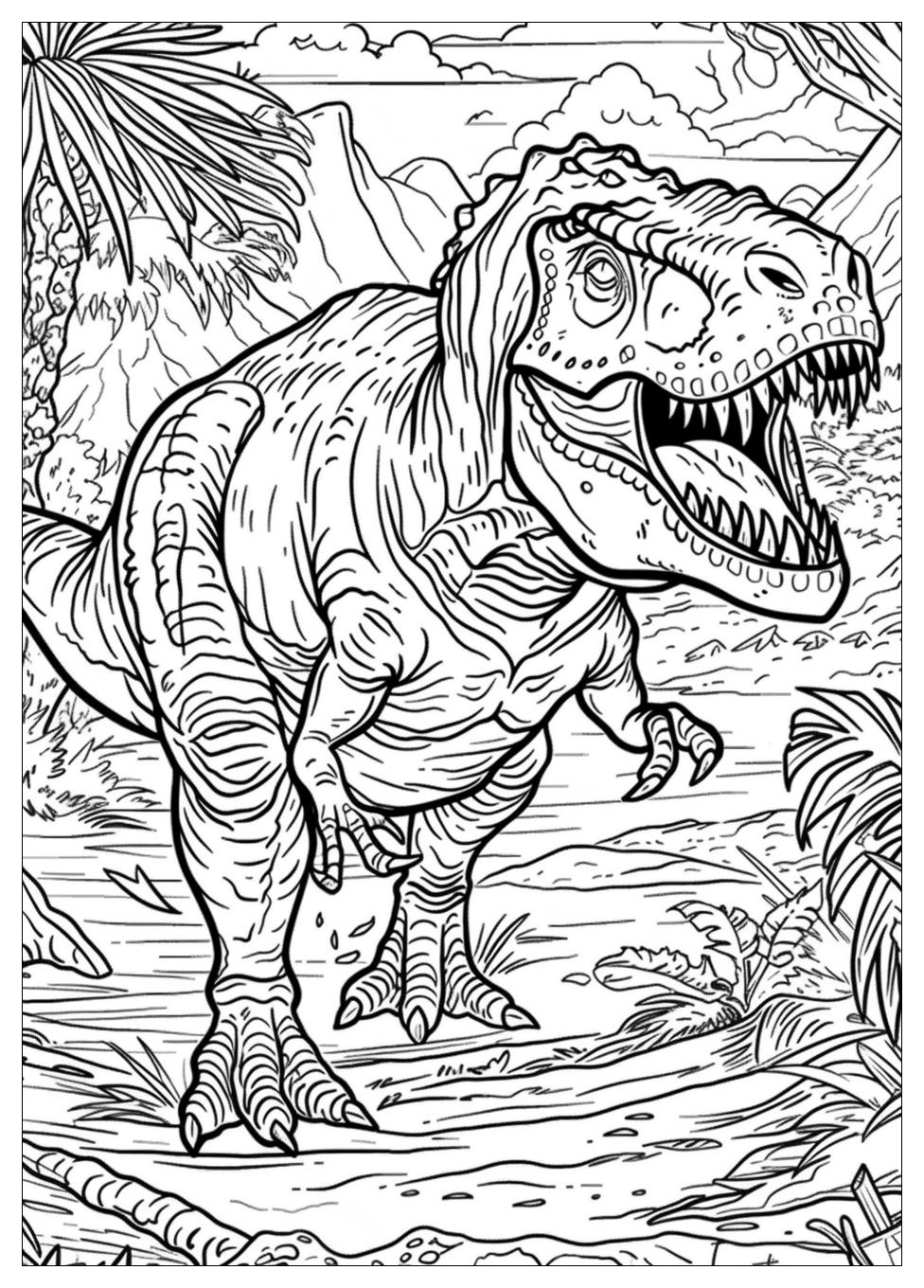 Indominus Rex Coloring Pages-16