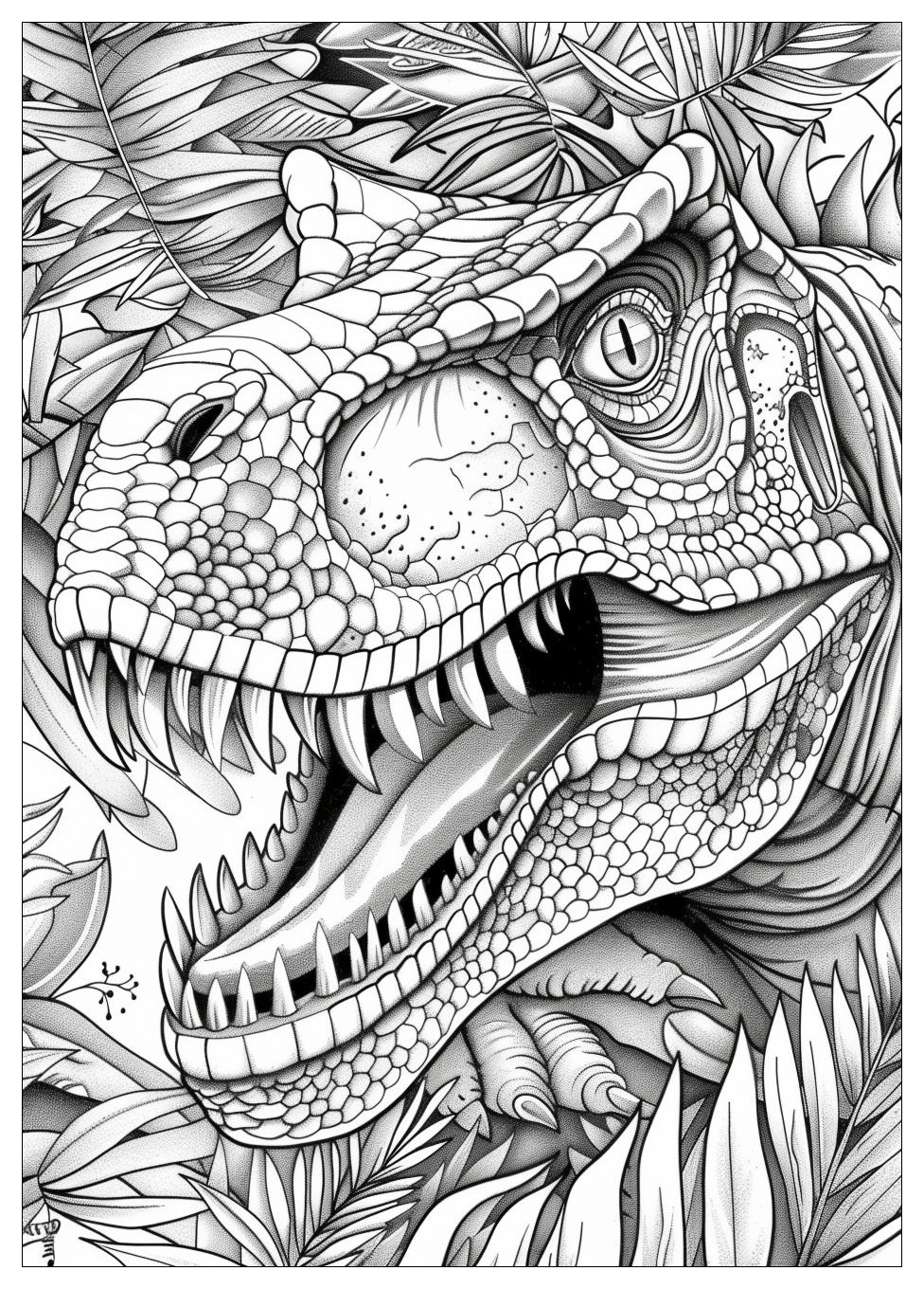 Indominus Rex Coloring Pages-18