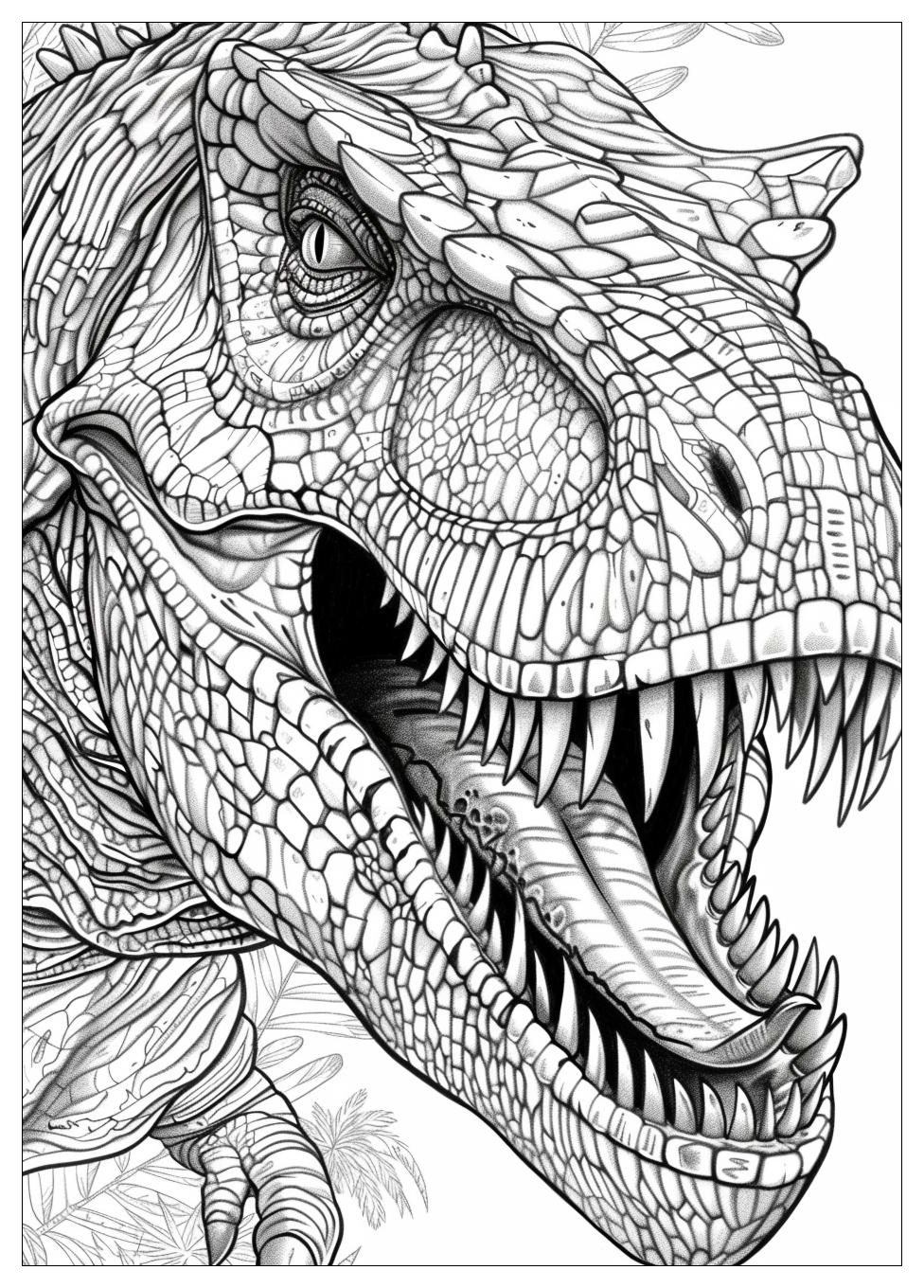 Indominus Rex Coloring Pages-19
