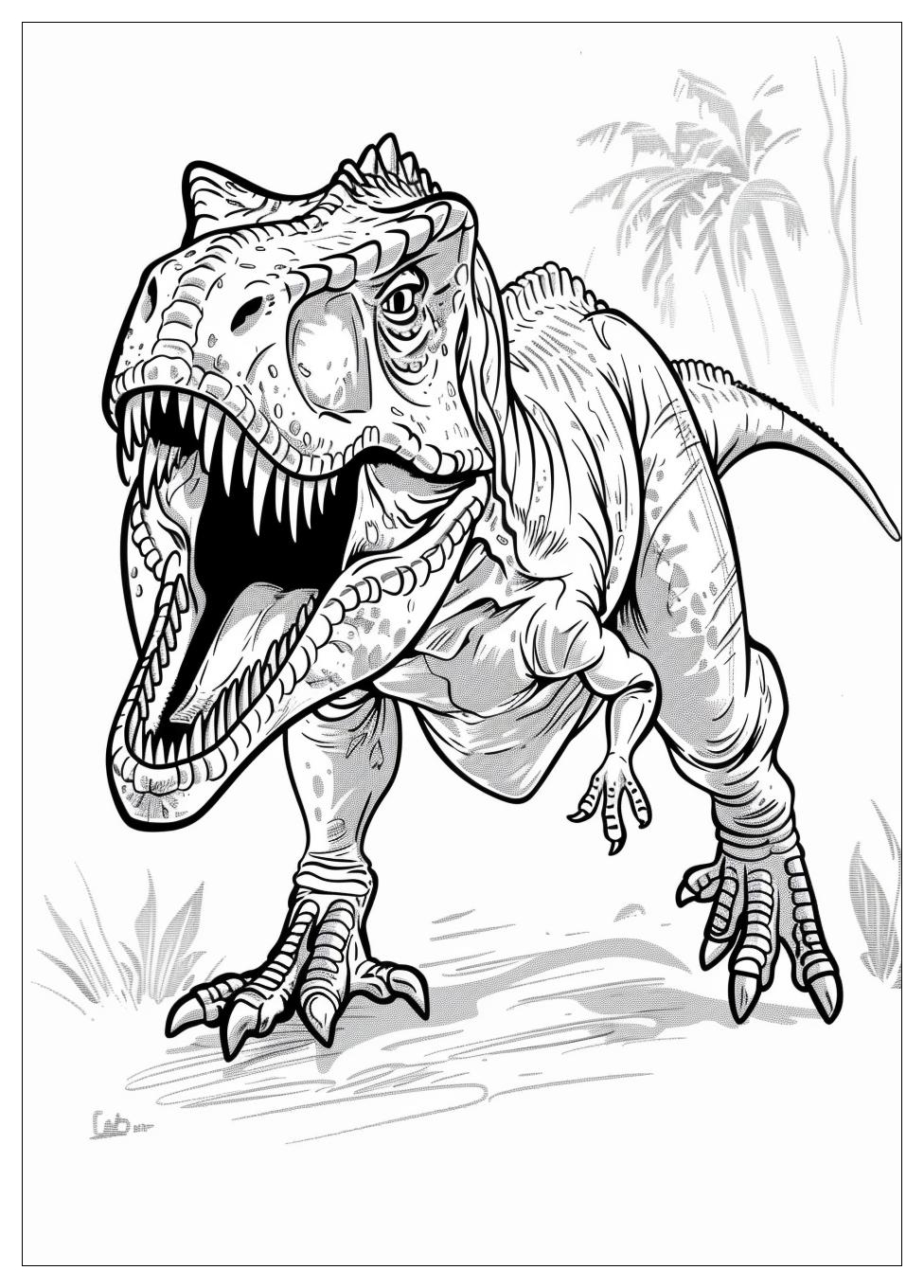 Indominus Rex Coloring Pages-20